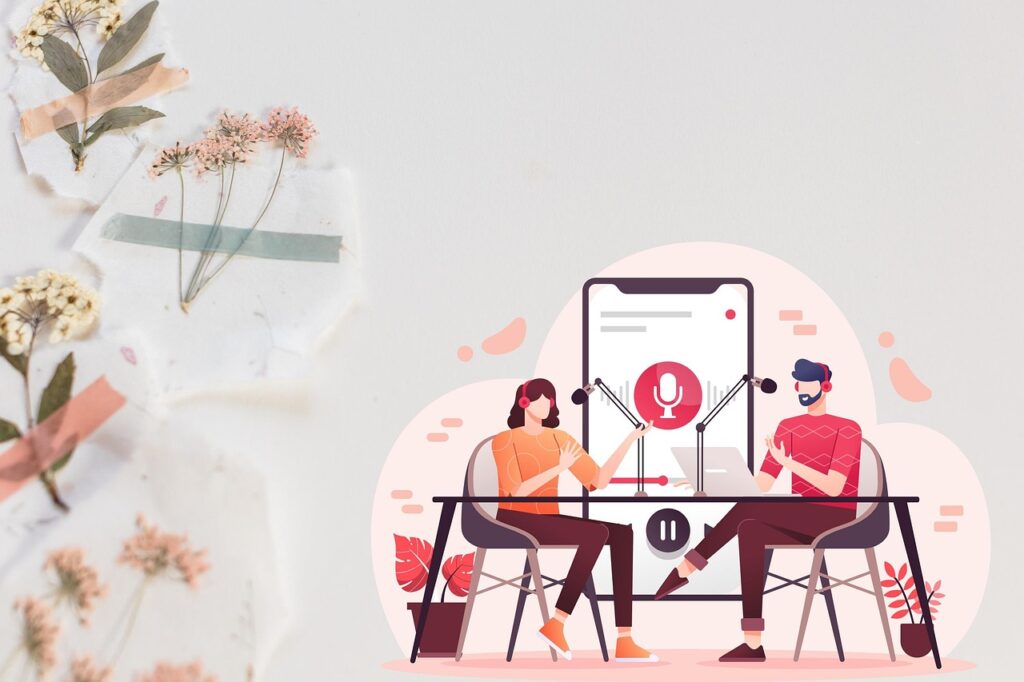 podcast, microphone, record, audio, laptop, coffee, interview, on air, live, listen, podcast, podcast, podcast, podcast, podcast